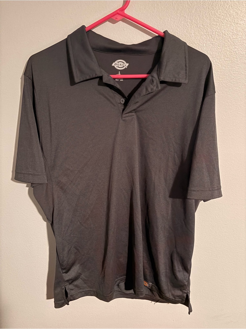 Dickies Men’s Grey Polo Shirt with Classic Collar